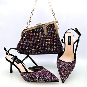 Dress Shoes Doershow Beautiful High Quality African Style Ladies And Bags Set Latest Italian Bag For Party! HDA1-20