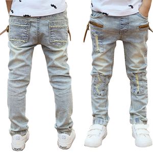 Jeans Spring Autumn Arrival Boy Geans Children denim Pants Casual Sports Stretch Personality Handsome kids boys trousers 230413