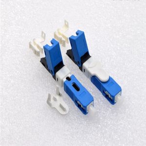 Freeshipping Hot Sell 100st Ny Optic Fiber Quick Connector FTTH SC Single Mode Fast Connector Special Uuqxi