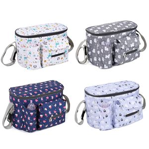 Mommy Diaper Bags Maternity Hanging Bags Insulated Milk Bottle Water Cup Nappy Pram Stroller Storage Package Travel Single Shoulder Hanging Bag Organizers BC582