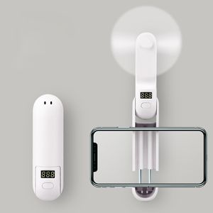 Handheld-Mini-Lüfter Tragbarer USB-wiederaufladbarer kleiner Taschenlüfter mit 1200 mAh und Power Bank
