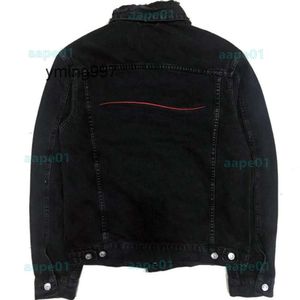 Jacke Balencaigaly Herren Balencigaly Qualität Größe Blau Herren Jacke Männer M-XXL Frauen High Stylist Casual Oberbekleidung Mäntel Schwarz Denim Berühmte Mode