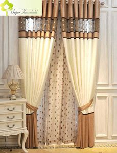 Chenille Nest Curtains + Chinese Style Gray Drape + Living Room & Bedroom + Tulle for Kitchen Windows + Elegant & Cozy Décor + Thermal Insulated & Noise Reducing + Home & Office.