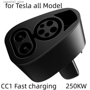 إكسسوارات المركبات الكهربائية CCS 1 محول شاحن الشحن السريع لـ Tesla Model 3/S/X/Y حتى 250KW DC COMBORER COMBO ACCECTORIY Q231113