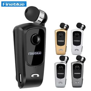 Telefone celular Earónos Fineblue F920 Earles de ouvido sem fio Bluetooth Ears em lótus com fones de ouvido de clipe de arame semeados