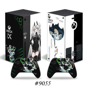 Decorações de console Xbox Anime Stick Decal Tampa para Xbox Series X Console e 2 controladores Xbox Seriesx Skin Skin Skin Vinyl XSX Skin 0396 Z0413