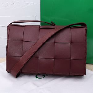 Designer bolsa de ombro bolsa feminina crossbody sacos cor sólida clássico quadrado padrão moda couro 03