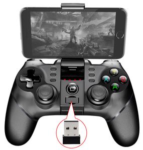 PG-9076 BAT Dar Bluetooth Kablosuz Oyun Denetleyicisi Çift Motor Titreşim İşlevi Gamepad Joystick Switch/Windows PC Android iOS Cep Telefonu ile Uyumlu