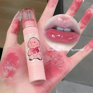 Lip Gloss Gege Urso de água fofa de água não desapareceu há muito duradouro batom de batom permanente de maquiagem feminina Cosméticos