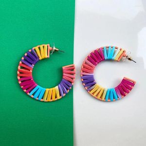 Dangle Earrings vogallery Ethnic Hand Made Ratan nit drop women bohemia colors summer partyアクセサリー