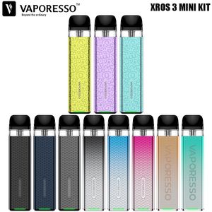 Vaporesso XROS 3 Mini Kit 1000mAh Battery 2ml Xros 3 Pod Cartridge 0.6ohm Mesh Coil Electronic Cigarette MTL RDL Vape Authentic