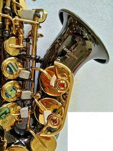 Märke Yanagis S-991 Märke krökt sopran saxofon bbtune musikinstrument nickel pläterad gyllene nyckel högkvalitativ med munstycke gratis
