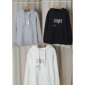 23AW Sudadera con capucha ISABELMARANTS Tendencia de moda Mujer Diseñador Sudadera con capucha Suelta Estampado vintage Letra simple Bordado Casual Versátil Sudadera con capucha Tide Tops