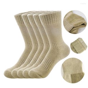 Sports Socks 1 Pairs Military Men Winter Army Train Moisture Wicking Mid Calf Thermal Work Boot Hiking Trekking