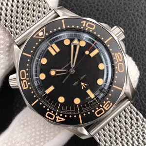 Sea 300 AAA 3A Qualitätsbanduhren 42 mm Herren Saphirglas 007 mit Geschenkbox Automatik Mechaincal Jason007 Master Watch 04