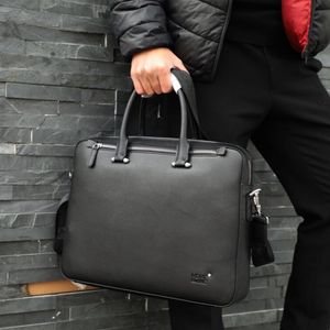 Hochwertige 10A Mont Blanc Herrentasche, Umhängetasche, Aktentasche, Vollleder-Boxtasche, Aktentasche, Zahnstocher-Rindsleder, Designer-Tasche, Handtasche, Luxustasche, Presstasche 8811-1