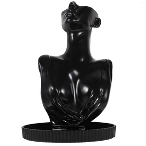 Sacchetti per gioielli Espositore per collane Manichino Porta orecchini Busto Rack Organizzatore Modello Vendita Vassoi Rastrelliere Espositori per catene di boutique