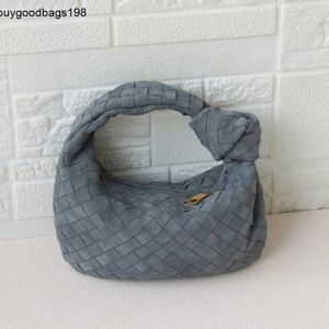 Jodie Bag BottegassVenetas Donnain Natural Suede Leather Mini Intrecciato Woven Clutch Women Luxury Brand Designer Handbags 28cm
