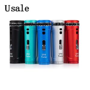 Yocan Uni Twist Box Mod 650mah Battery Universal Portable Vaporizer VV Variable Volta Justerbar Höjd och diameter Holder Fit All Atomizer 100% Authentic