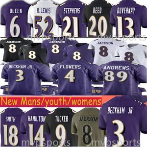 Derrick Henry Lamar Jackson Football Jerseys Zay Flowers Mark Andrews Justin Tucker mens women youth kids black white stitched