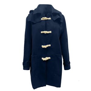 Misto lana da uomo Cappotto da marinaio invernale da uomo Trench di lana casual Colletto alla coreana Giacca di lana doppio petto Trench da ufficio caldo slim fit 231113