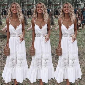 Sıradan elbiseler varış moda kadınlar maxi uzun elbise bodycon plaj boho tatil kokteyl partisi sundress