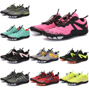 2021 Four Seasons Five Fingers Sports shoes Mountaineering Net Extreme Simple Running, Cycling, Hiking, green pink black Rock Climbing 35-45 thirty-eight