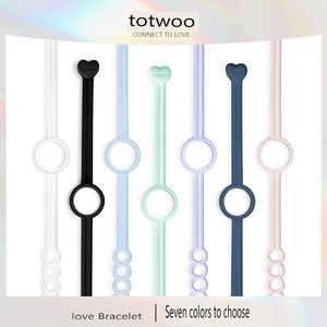 Totwoo DIY Acessórios pulseiras coloridas de silicone