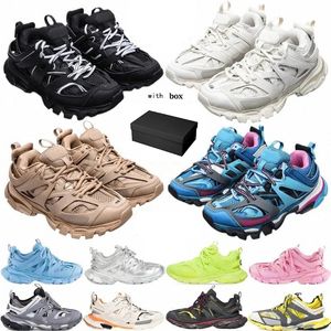2023 Spår 3.0 Men Kvinnor Running Shoes Designer Triple S Sneakers White Black Leather Trainer Nylon Printed Platform Sneaker 36-45