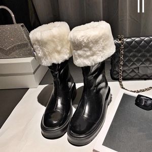 Сапоги Chanells, дизайнерские женские зимние сапоги выше колена, женские сексуальные туфли-лодочки с острым носком, стиль губной помады, ботинки на высоком каблуке, короткие ботильоны, женская роскошная обувь 35-39