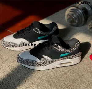 908366-001 Casual Taille 5 11 Baskets Chaussures Atmos Elephant Air One Max 87 Schuhe Mens Designer Shoe 1 Baskets Femmes Us5 Us 5 Running Black Gym Clear Jade Runners