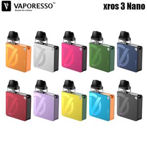 Vaporesso XROS 3 NANO Kit com bateria de 1000mAh 2ML XROS 3 Pod Cartucho 0.6ohm/0.8ohm Cigarro Eletrônico RDL Vaporizador Autêntico