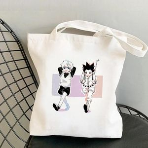 Shoppingväskor x väska shoppare canvas axel återanvändbar jute stor kapacitet tote harajuku handväska säck tissu