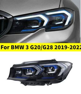 Обновление фары в сборе для BMW G20 G28 3 серии 20 19-20 22, полностью светодиодный дневной ходовой огонь, указатель поворота M3 Стиль