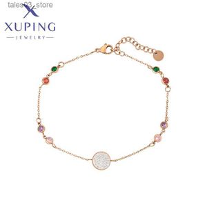 anklets Xuping Jewelry Fashion New Arrival Gold Color high Quality ankletフットチェーン女性用R125 Q231113