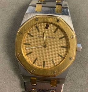 Audemar pigue lüks saatler kraliyet meşe kronograf izle audemar pigue royal meşe bayanlar 33mm yg/ss kuvars kadın 563036SA satıldı