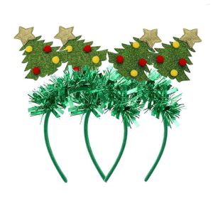 Bandane 2 pezzi Fasce per capelli Albero di Natale Fascia per capelli Accessori Copricapo per feste Fantasia Copricapi Cerchietti Fasce per bambini