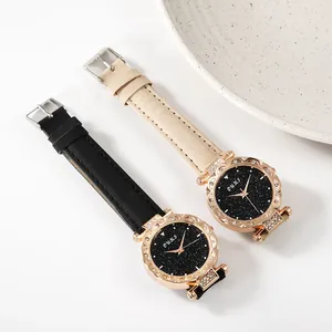 Relógios de pulso net vermelho senhoras quartzo relógio de pulso para mulheres simples temperamento pequeno dial relógio moda feminina reloj para mujer