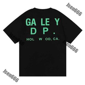 GALERY DEPT DESIGNER TSHIRT GALLERY TEE MENS SOMMER RUND NECK T SHIRT LUSTLUDEN MÄNSKIRTER FÖR COTTONS TOPS CASUAL SHIRT VIT Fashion Sweatshirt L4HF