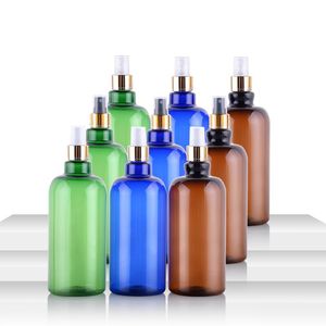 Garrafas de spray âmbar de 500 ml de 500 ml Pulverador de névoa pesado, ótimo para óleos essenciais de maquiagem cosmética