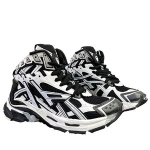 Tasarımcı en kaliteli tıknaz sıradan ayakkabılar yumuşak üst erkek paris tasarımcı daire frenulum gelgit tasarım sokak fotoğrafçılığı siyah beyaz ayakkabılar orijinal kutu boyutu 35-46