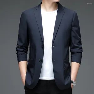 Erkekler Suits Slim Suit Groom'un Elbisesi Korean Moda Yakışıklı Uyaran İngiliz Tarzı İş Gündelik resmi