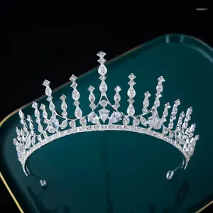 Fermagli per capelli Nastro colore cristallo Diademi da sposa Corone Gioielli da donna Fascia da sposa Strass Spettacolo Diadema Accessori barocchi