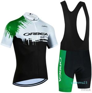 Cykeltröja sätter 2023 Tour Cycling Set Men Women Orbea Orca 36 Bike Jersey Maillot Suit Ropa Ciclismo Mtb Quick Dry Bicycle Tshirt 3M411