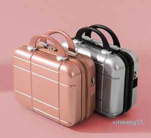 Designer-Suitcases Produkt kosmetisk väska diagonal vagnfodral barnbagage liten resväska 13 tum
