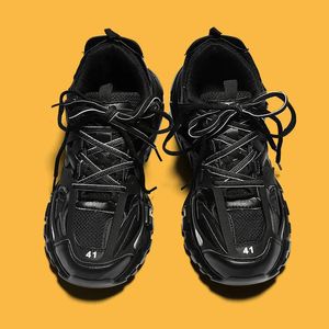 Защитная обувь Брендовый дизайн Черно-серые женские кроссовки Модные мужские массивные кроссовки Прекрасные розовые туфли для папы Модная повседневная обувь для девочек и мальчиков 231113
