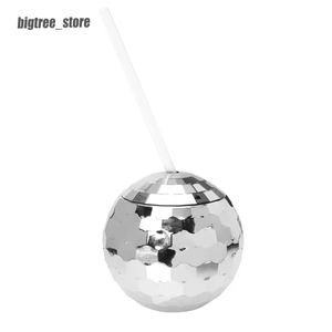 Волшебные пластиковые чашки для водных чашек Drinkware Disco Ball Wine Tumblers, мигающие наборные шарики с соломинкой для вечеринки и бара AAA Fast