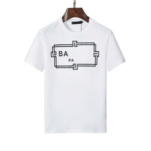 Camiseta de grife masculina tsshirt colo de manga curta de manga curta