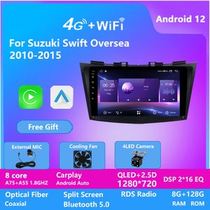 Suzuki Swift 2010-2015ナビゲーション用Android CarビデオラジオマルチメディアAndroid10 DVDプレーヤー