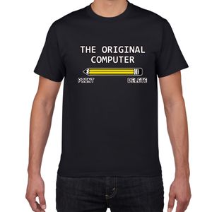 メンズTシャツオリジナルのコンピューターオタクオタクティーサルカスティックアダルトユーモア